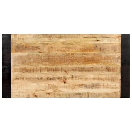  Masă de bucătărie, 140x70x76 cm, lemn masiv de mango nefinisat