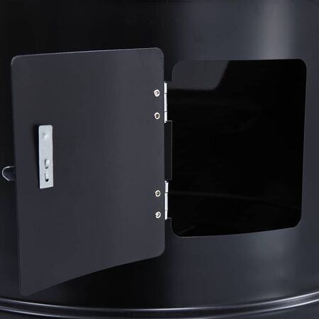  Grătar pe cărbuni cu afumătoare 3-în-1, 40 x 80 cm