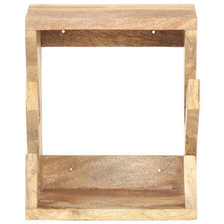  Suport skateboard de perete, 25x20x30 cm, lemn masiv de mango