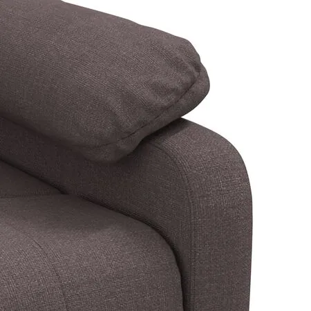  Fotoliu de masaj, maro închis, material textil