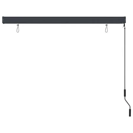  Jaluzea tip rulou de exterior, antracit, 160 x 250 cm