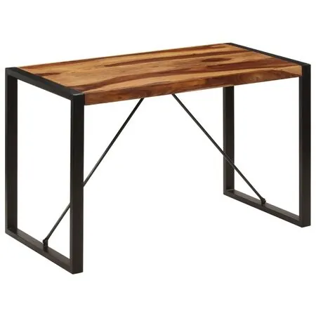  Masă de bucătărie, 120 x 60 x 76 cm, lemn masiv de acacia