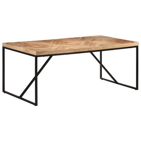  Masă de bucătărie, 180 x 90 x 76 cm, lemn masiv acacia/mango