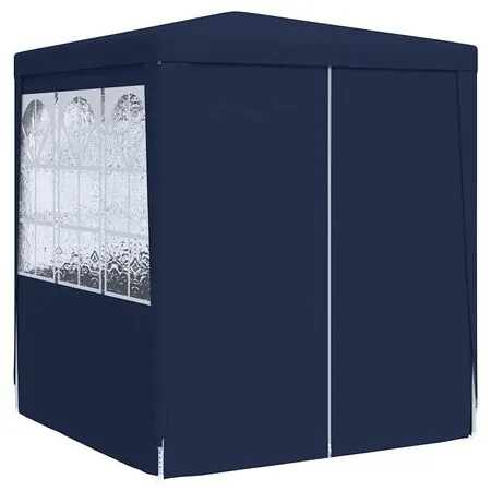  Cort petrecere cu pereți, albastru, 2,5 x 2,5 m, 90 g/m²