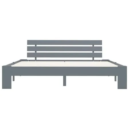  Cadru de pat, gri, 180 x 200 cm, lemn masiv de pin