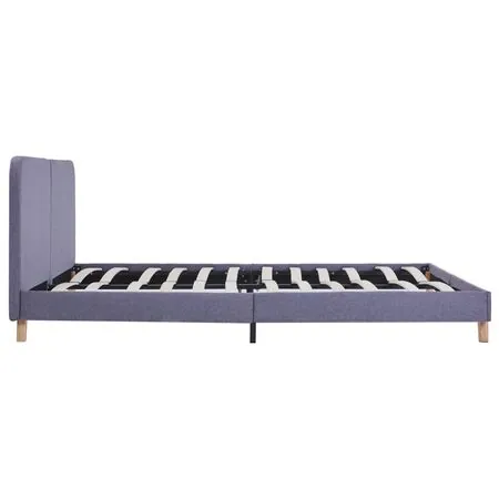  Cadru de pat, gri deschis, 180 x 200 cm, material textil