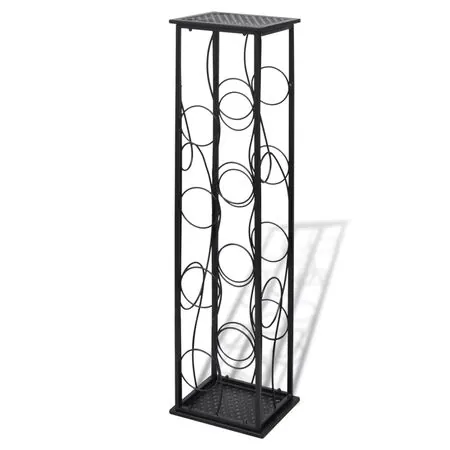  Suport sticle de vin pentru 8 sticle, metal 
