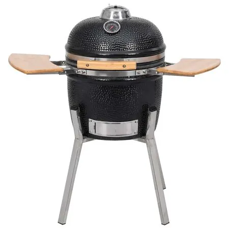  Grătar cu afumătoare Kamado, 76 cm, ceramică