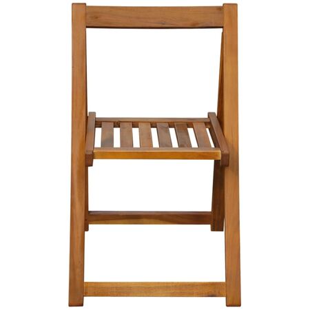  Set mobilier de exterior pliabil, 5 piese, lemn masiv de acacia