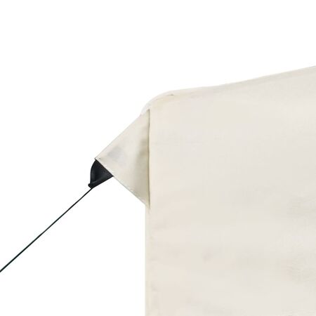  Cort de petrecere profesional pliabil, crem, 2 x 2 m, aluminiu