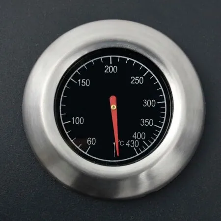  Grătar pe gaz, 4+1 zone de gătit, negru, oțel