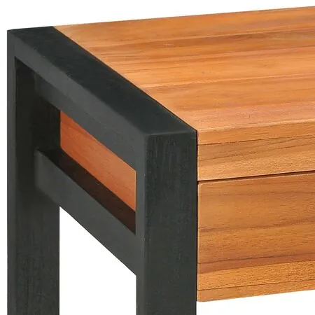  Birou cu 2 sertare, 100x40x75 cm, lemn de tec