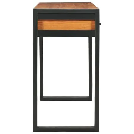 Birou cu 2 sertare, 100x40x75 cm, lemn de tec
