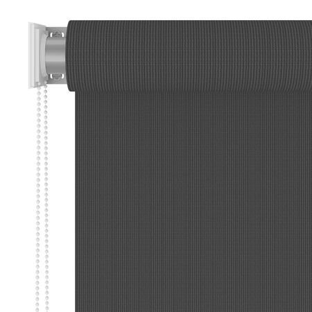  Jaluzea tip rulou de exterior, negru, 140x230 cm