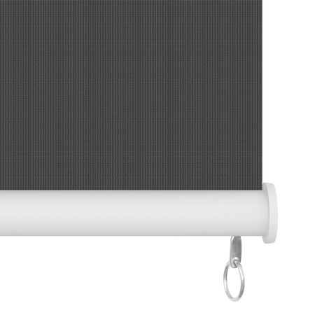  Jaluzea tip rulou de exterior, negru, 140x230 cm