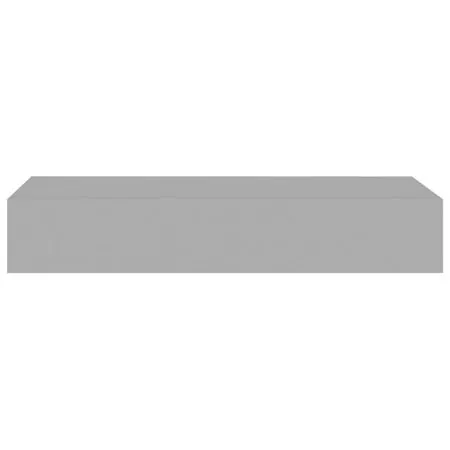  Dulapuri de perete cu sertare, 2 buc. gri, 60x23,5x10 cm, MDF