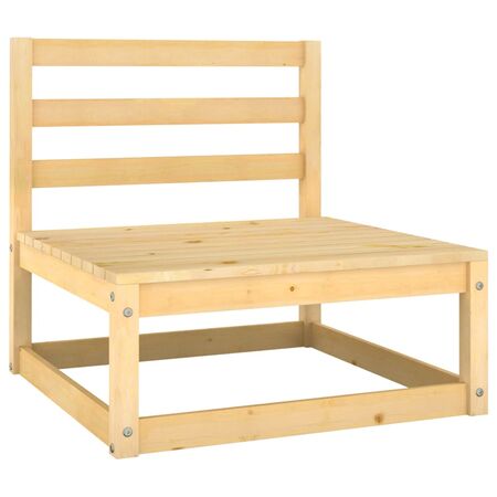  Set mobilier de grădină cu perne, 2 piese, lemn masiv de pin