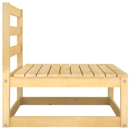  Set mobilier de grădină cu perne, 2 piese, lemn masiv de pin