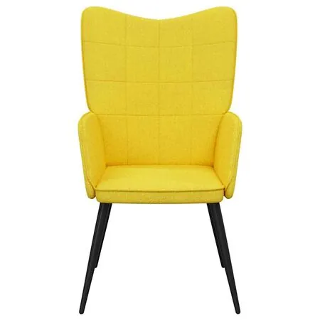  Scaun de relaxare, galben muștar, material textil