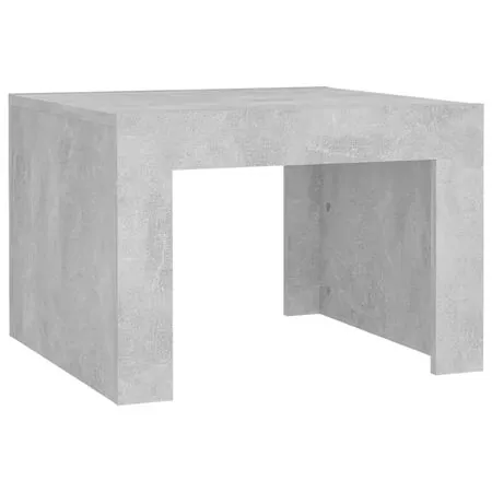  Măsuță de cafea, gri beton, 50x50x35 cm, lemn prelucrat