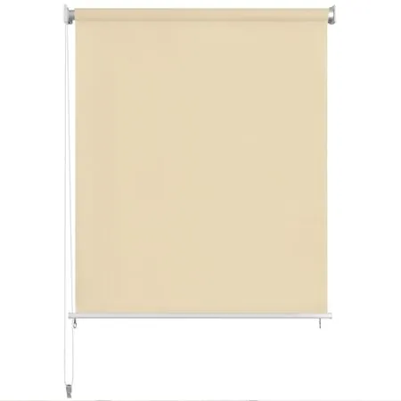  Jaluzea tip rulou de exterior, 140 x 230 cm, crem