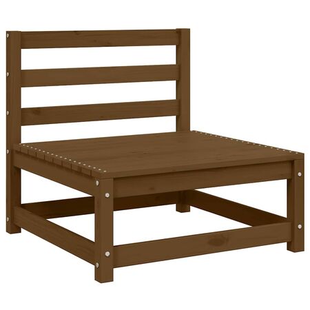  Set mobilier de grădină, 2 piese, maro miere, lemn masiv de pin