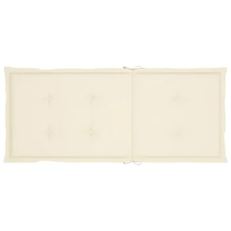  Scaune grădină pliabile, cu perne, 3 buc., lemn masiv de acacia