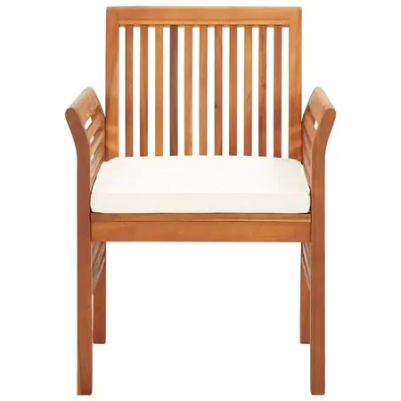  Set mobilier de exterior cu perne 5 piese lemn masiv de acacia