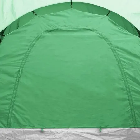  Cort camping, 6 persoane, albastru și verde