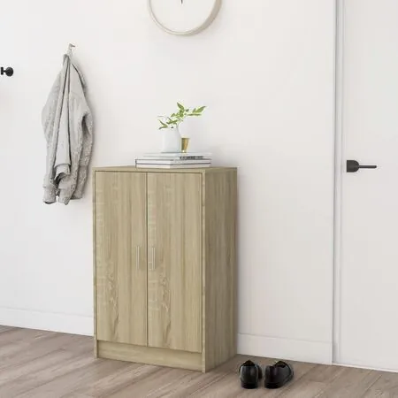  Pantofar, stejar sonoma, 60x35x92 cm, lemn prelucrat