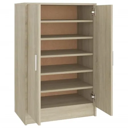  Pantofar, stejar sonoma, 60x35x92 cm, lemn prelucrat