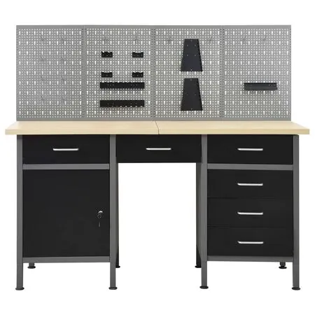  Banc de lucru cu patru panouri de perete