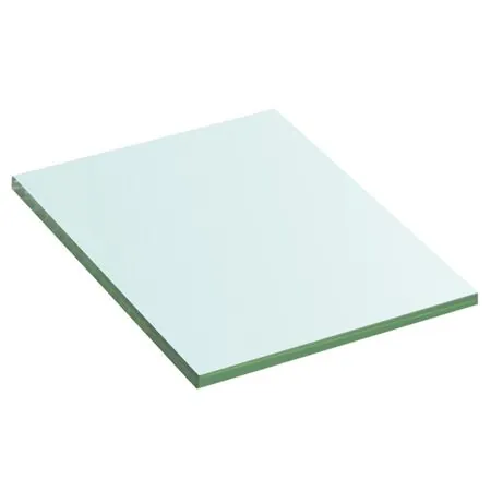 Rafturi, 2 buc., 20 x 15 cm, panouri sticlă transparentă