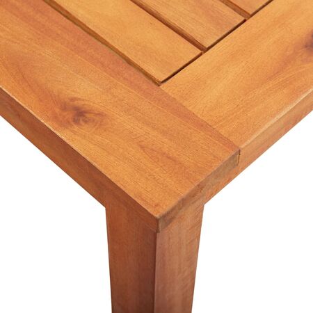  Set mobilier de exterior cu perne 9 piese, lemn masiv de acacia