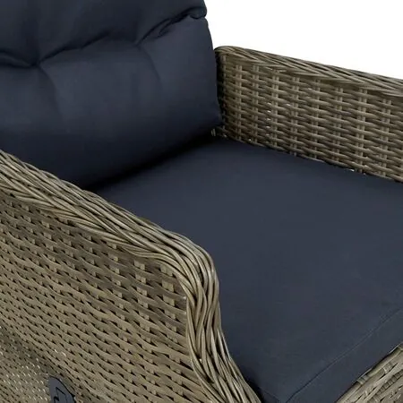  Set mobilier de grădină, 5 piese, maro