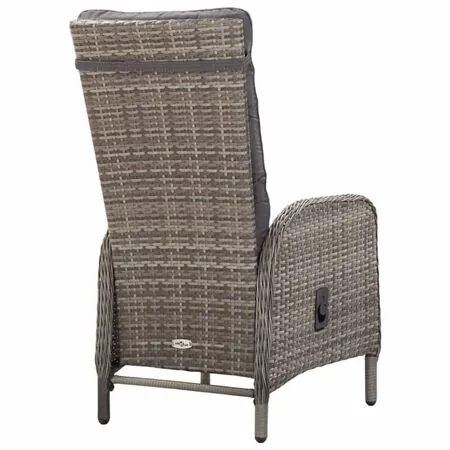  Set mobilier pentru grădină, 5 piese, gri