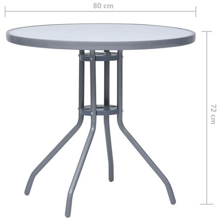  Set mobilier grădină, 5 piese, argintiu, aluminiu și textilenă