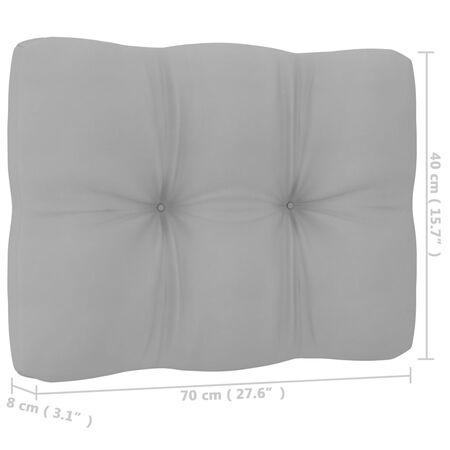  Set mobilier grădină cu perne, 10 piese, lemn masiv de pin