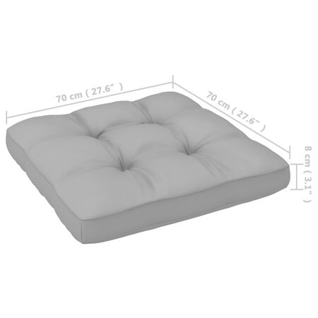  Set mobilier grădină cu perne, 9 piese, lemn masiv de pin