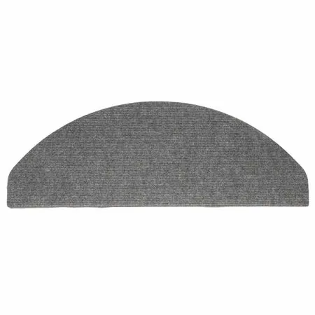  Covorașe scări autoadezive, 15 buc., gri, 65x22,5x3,5 cm