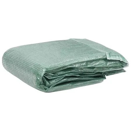  Copertină de rezervă pentru seră (9 m²), verde, 200x450x200 cm