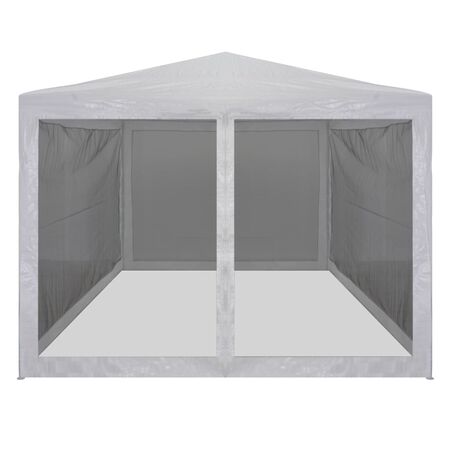  Cort de petrecere cu 4 pereți din plasă, 4 x 3 m