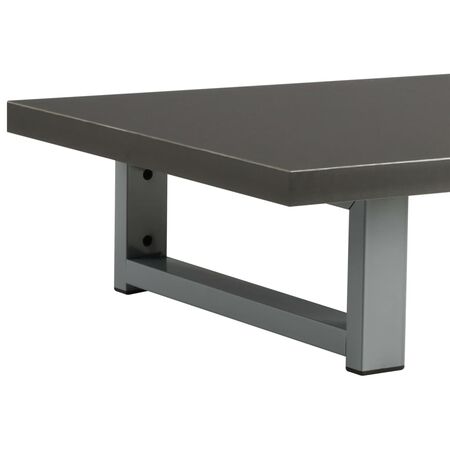  Set mobilier de baie, 2 piese, gri, ceramică
