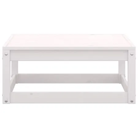  Set mobilier de grădină, 8 piese, alb, lemn masiv de pin