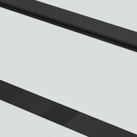  Ușă glisantă cu set feronerie, 90x205 cm, sticlă ESG/aluminiu