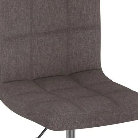  Scaun de sufragerie pivotant, gri taupe, material textil
