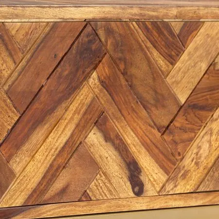  Comodă TV, 140x30x45 cm, lemn masiv de acacia