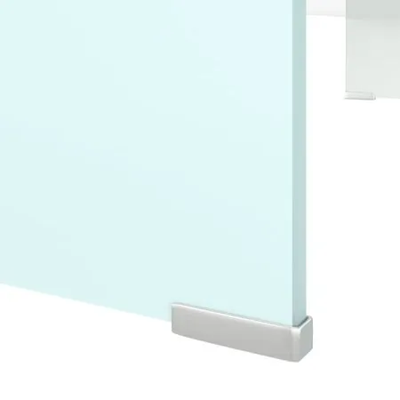  Stativ TV/Suport monitor, sticlă, verde, 90 x 30 x 13 cm