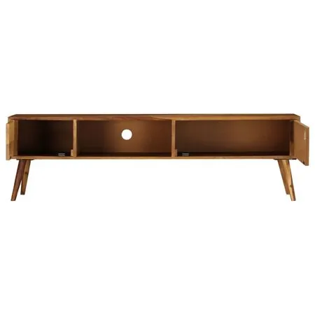  Comodă TV, 140x30x40 cm, lemn masiv de acacia