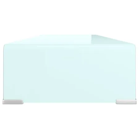  Stativ TV/Suport monitor, sticlă, verde, 90 x 30 x 13 cm